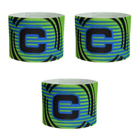 Adjustable Elastic Polyester Soccer Captain Armband for Training