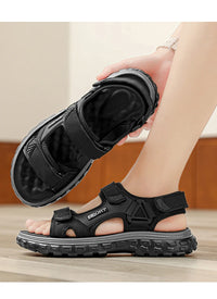 Sandals men summer fashion new style outdoor wear soft sole wear-resistant anti slip anti odor breathable dual-use beach sandals - Buy online at  Vibe In Cart.