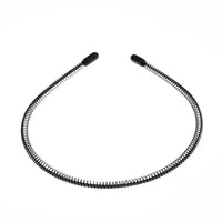 6/1pcs Fashion Metal Hair Band for Men Women Unisex Black Waved Hair Head Hoop Sports Headband Hairband Hair Accessories - Buy online at  Vibe In Cart.