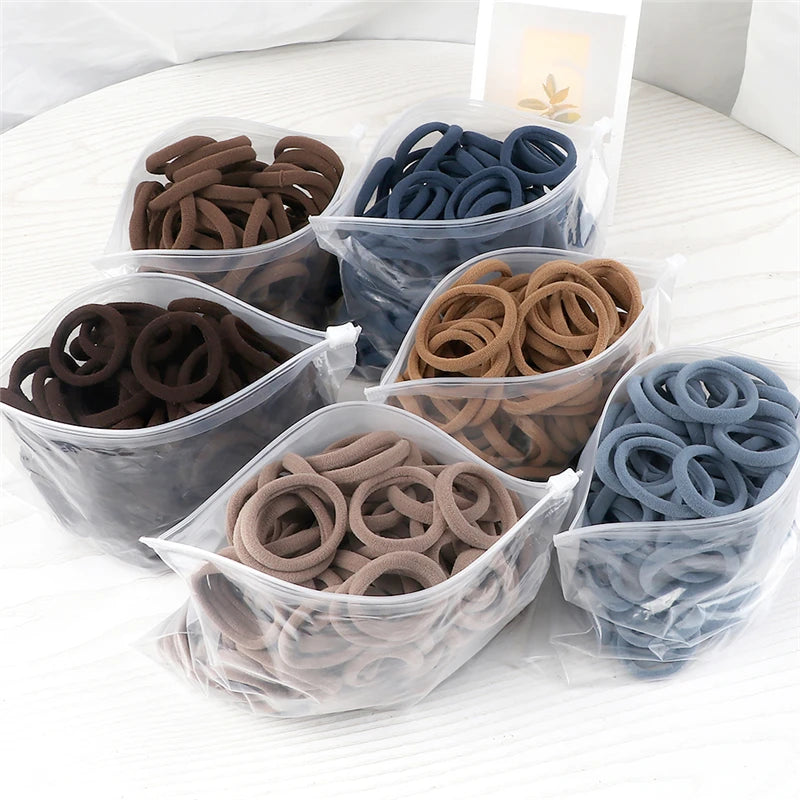 50PCS/Set Women Girls Basic Hair Bands 4cm Simple Solid Colors Elastic Headband Hair Ropes Ties Hair Accessories Ponytail Holder - Buy online at  Vibe In Cart.