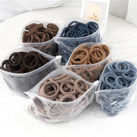 50PCS/Set Women Girls Basic Hair Bands 4cm Simple Solid Colors Elastic Headband Hair Ropes Ties Hair Accessories Ponytail Holder - Buy online at  Vibe In Cart.