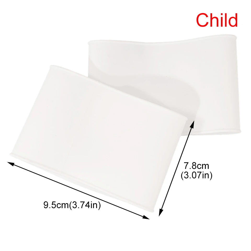 Silicone Shin Guard Straps for Soccer, Football and Sports, 1 Pair