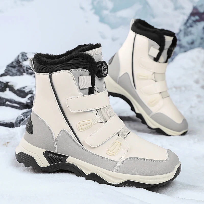 2025 high-top snow boots for men, new winter collection, outdoor leisure, slip-resistant and wear-resistant. - Buy online at  Vibe In Cart.