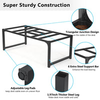 Tribesigns Modern Computer Desk 70.8 inch Large Executive Office Desk Study Writing Desk Workstation Computer Table - Buy online at  Vibe In Cart.