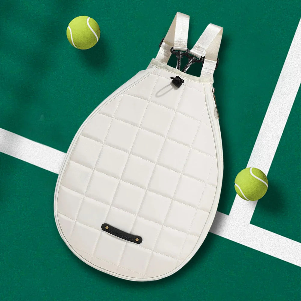 Tennis Racket Carrying Bag Waterproof Portable Badminton Racquet Bag Zipper Closure Tennis Racquet Crossbody Bag for Women Men - Buy online at  Vibe In Cart.
