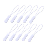 Set of 10 PVC Zipper Pull Replacement Clips for Bags