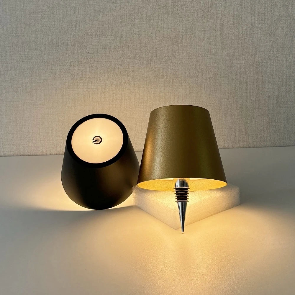 Wireless LED Wine Bottle Light Rechargeable Vases Table Lamp Touch Switch Night Light for Cafe Bar Club Hotel Restaurant Decor - Buy online at  Vibe In Cart.