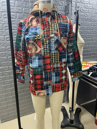 Men's Hooded Winter Jacket, Long-Sleeved, Loose-Fitting, Single Breasted