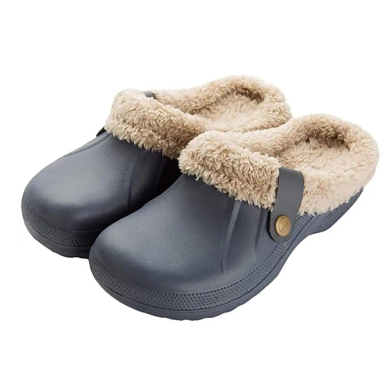 Kidmi Classic Fur Shoes For Men Women Lined Clogs Waterproof Shoes Winter Fuzzy Slippers for Women Men Indoor and Outdoor Shoes - Buy online at  Vibe In Cart.