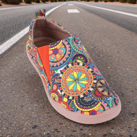 Women Loafers Casual Travel Shoes Anti Slip Slip On Flats Breathable Lightweight Walking Loafers Ethnic Style for Outdoor Travel - Buy online at  Vibe In Cart.