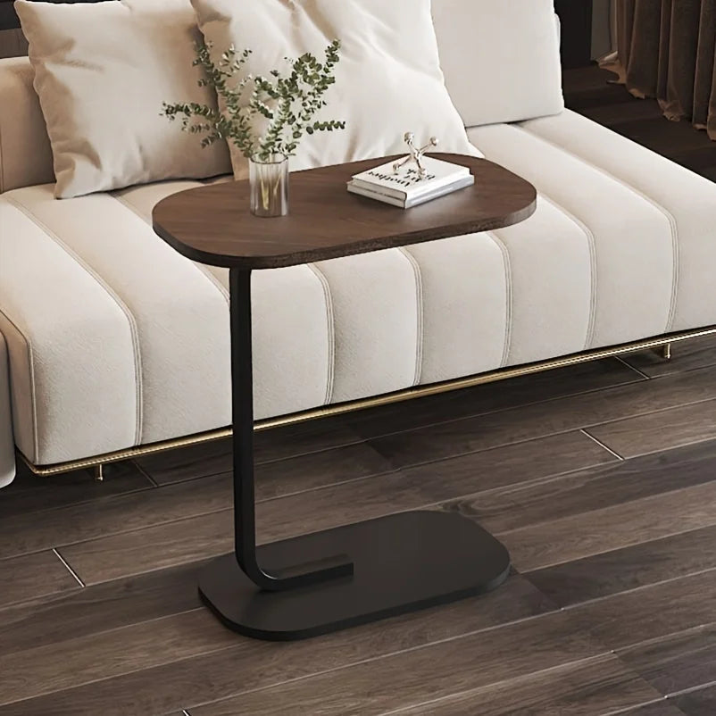 Modern Light Luxury Compact Coffee Table – C-shaped Portable Side Table for Living Room Sofa - Buy online at  Vibe In Cart.