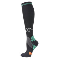 Knee-High Compression Socks 20-30mmHg Nylon Cotton EU36-50 for Men Women