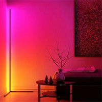 Corner Floor Lamp, 60-Inch Rgb Led Corner Lamp, Led Floor Lamp For Living Room Bedroom Game Room - Buy online at  Vibe In Cart.