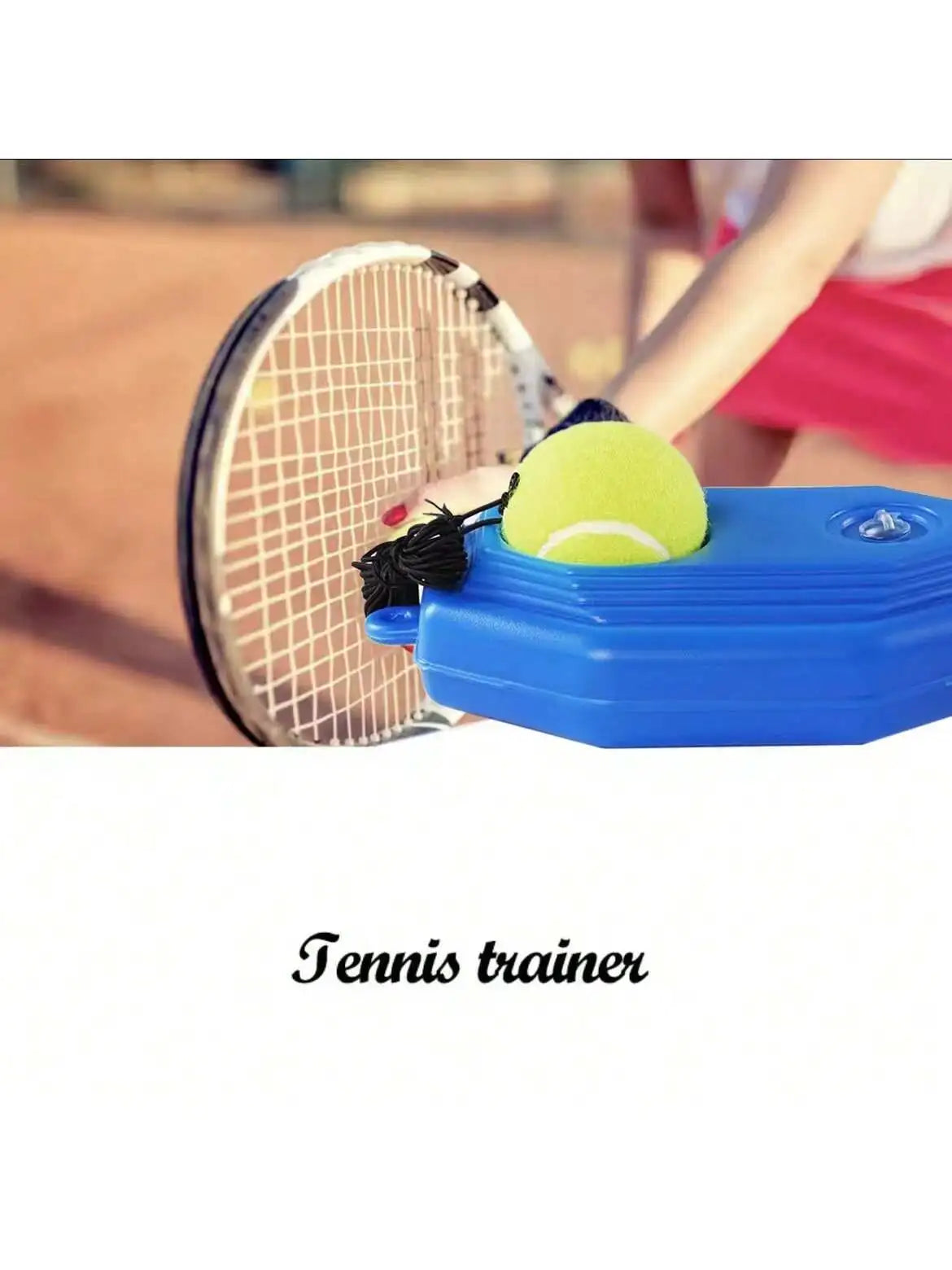 1 Set Tennis Trainer With Tennis Bounce Ball And Practice Ropes, Suitable For Indoor Outdoor Tennis Training - Buy online at  Vibe In Cart.