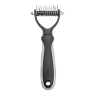 Stainless Steel Deshedding Brush for Dog Grooming and Hair Removal