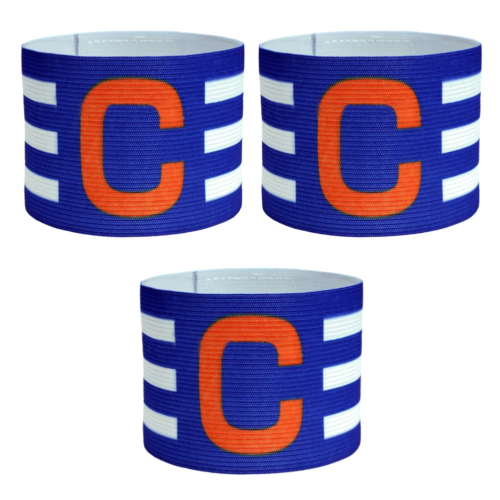 Adjustable Elastic Polyester Soccer Captain Armband for Training