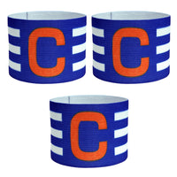 Adjustable Elastic Polyester Soccer Captain Armband for Training