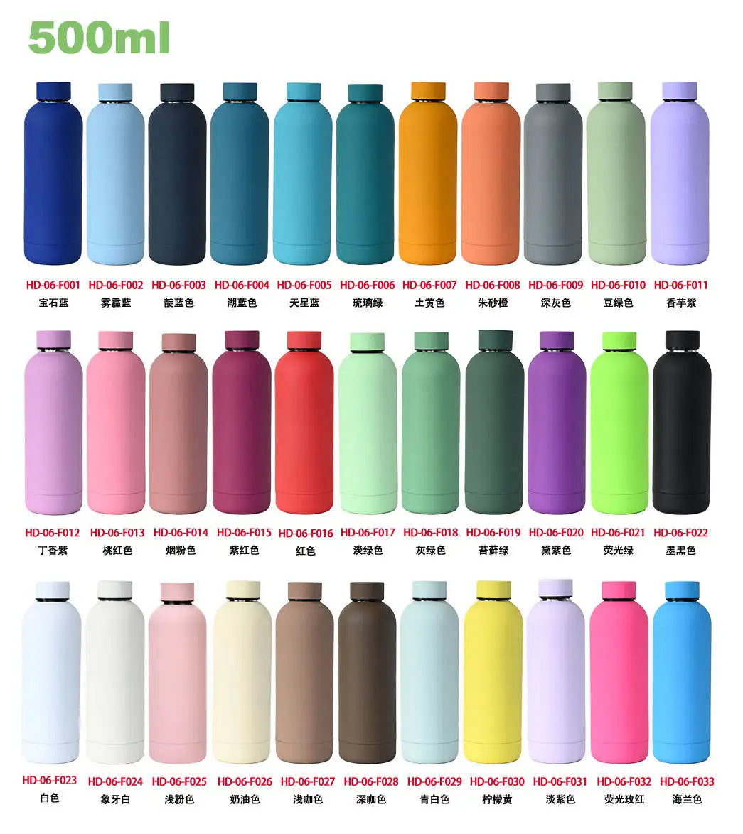 Double Wall Stainless Steel Insulated Tumbler Customizable Thermos Water Bottle with Vacuum Sealed Lid for Hot And Cold Beverage - Buy online at  Vibe In Cart.