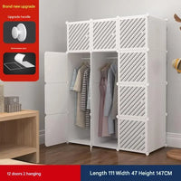 Modern Wooden Wardrobe with Shelves for Jewelry and Makeup