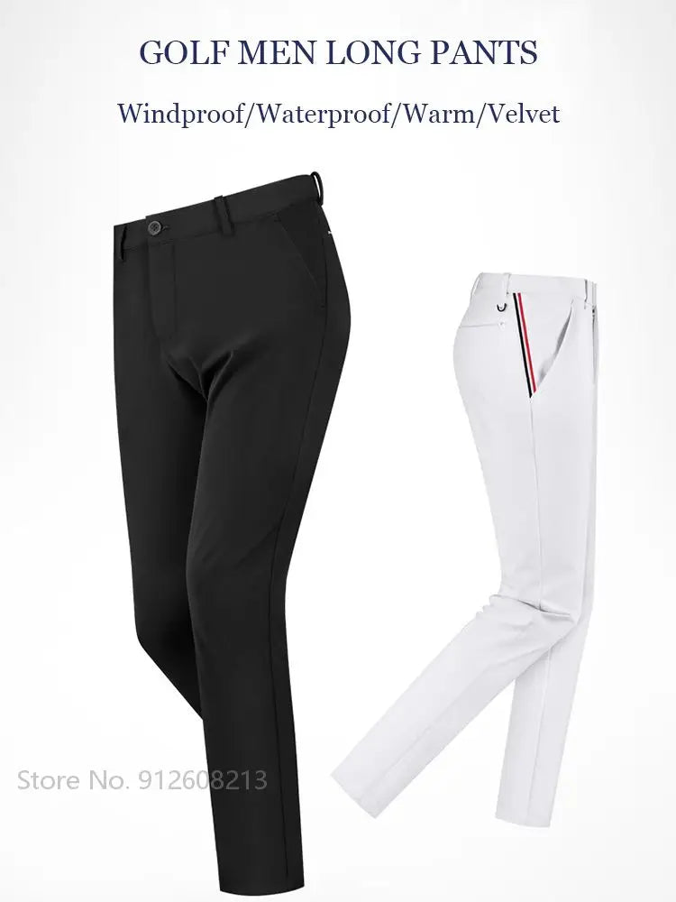 PGM Winter Golf Pants Men Waterproof Straight Sports Pants Male Thickened Fleece Thermal Trousers Man Casual Sweatpants - Buy online at  Vibe In Cart.