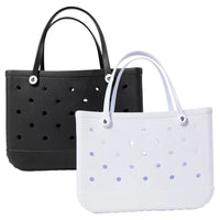 Extra Large Waterproof EVA Rubber Beach Tote Bag for Women