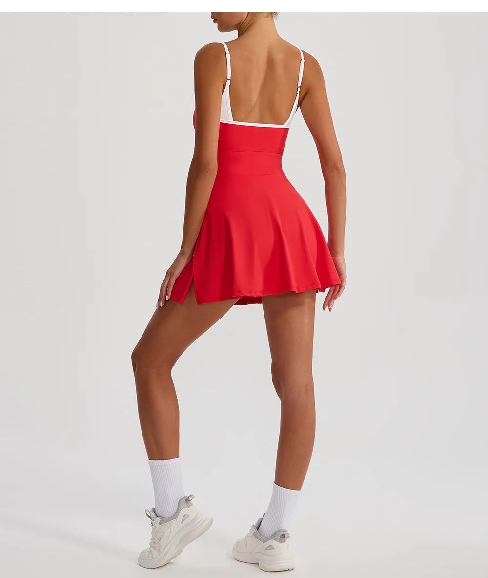 Tennis Dress For Women with Pockets Golf Skirts Anti Shorts Yoga Suit Badminton Clothing Activewear - Buy online at  Vibe In Cart.
