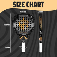 Padel Racket Carbon Fiber Surface Tennis Racket Pop Tennis Beach Tennis - Buy online at  Vibe In Cart.