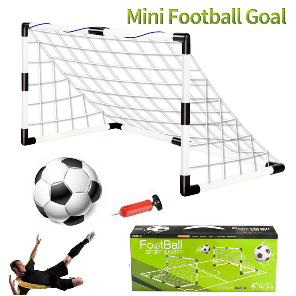 Folding Soccer Goal with Pump Ball Football Goal Sports Toy Weather Resistant Portable Soccer Goal Football Sport Accessories - Buy online at  Vibe In Cart.