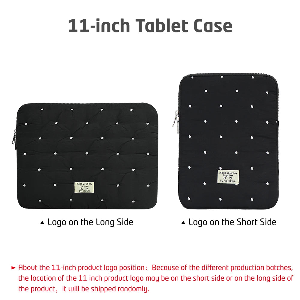 Zippered Laptop Sleeve for 9-11 Inch Tablets and 13-16 Inch Devices