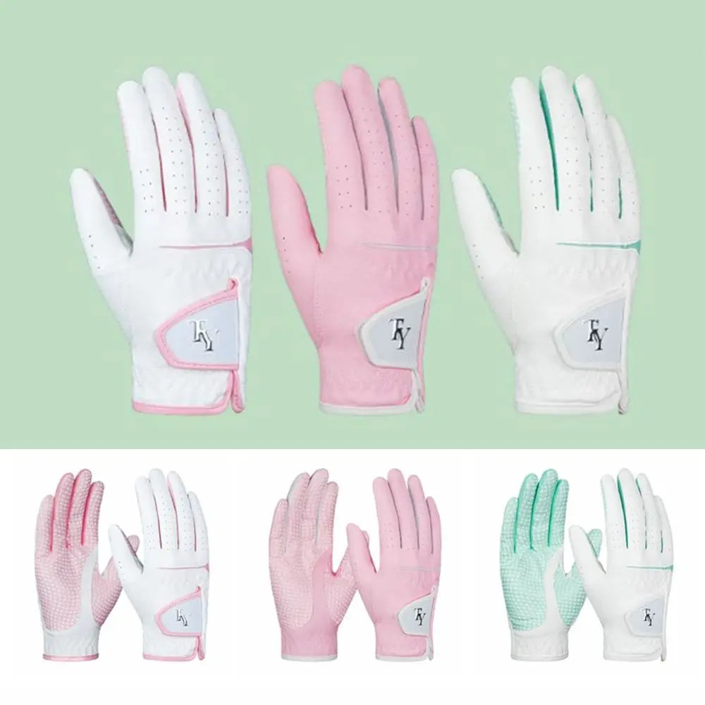 Comfort Women's Golf Gloves Wear-resistant Soft Full Finger Sports Gloves Left and Right Hands Breathable Golf Wear Gloves - Buy online at  Vibe In Cart.