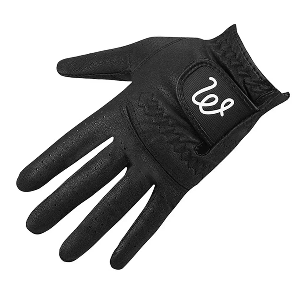 Unisex Golf Gloves for Left Hand, Anti-Slip and Breathable PU Leather
