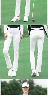 PGM Autumn Winter Ladies Golf Pants Women Warm Fleece Slim Sport Trousers Windproof Elastic Tennis Pants Golf Apparel XS-XL - Buy online at  Vibe In Cart.