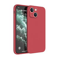 Square Liquid Silicone Protective Phone Case with Anti-Scratch and Dustproof Features