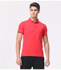Quick Dry Men's Sports Polo Shirt Golf wear Summer Gym Fitness Training Clothing Comfortable Breathable Shirts - Buy online at  Vibe In Cart.