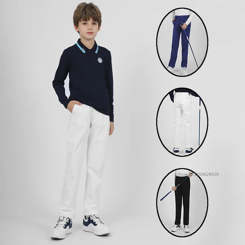 PGM Golf Pants Children's Clothing Boys Autumn Winter Warm Thick Fleece Golf Trousers Youth Kids Sports Sweatpant S-XL - Buy online at  Vibe In Cart.