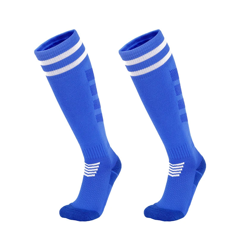 Towel Bottom Soccer Socks Breathable Knee High Training Long Stocking Adults Youths Kids Practical Competition Football Socks - Buy online at  Vibe In Cart.