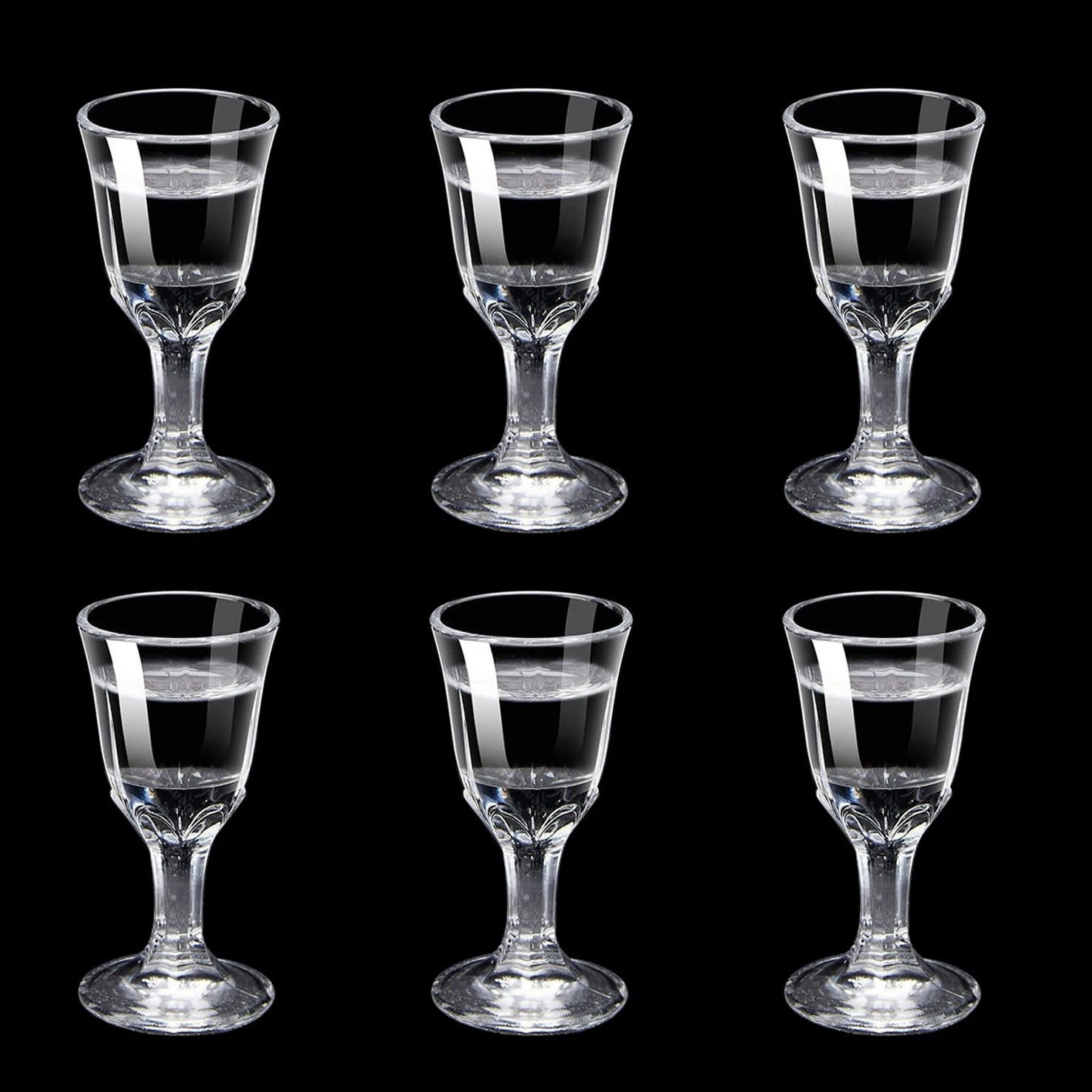6pcs Shot Glass 10ml Small Capacity Glass Spirits Cup Goblet Spirits Cup Wine Dispenser Wholesale Transparent Cups Drinkware - Buy online at  Vibe In Cart.