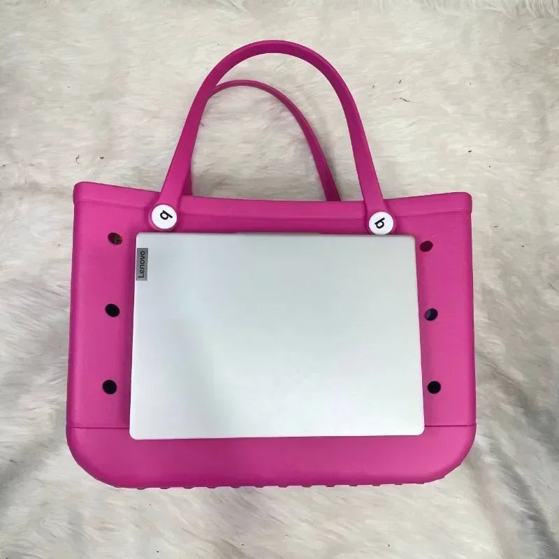 XL Extra Large Beach Bag EVA Rubber Waterproof Beach Travel Picnic Storage Basket Women Shopping Handbag Sac Jelly Tote Bag - Buy online at  Vibe In Cart.