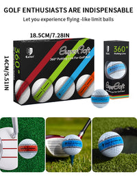 Caiton 12/3pcs 3-Layer PU Putter Golf Ball, 360° Precision Stable Shooting Line, Enhancing Putting Accuracy and Stability - Buy online at  Vibe In Cart.