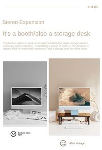 Adjustable Height Desk Monitor Stand for Laptops up to 20 Inches