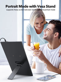 Adjustable Monitor Stand with VESA 75x75mm for 13-24 Inch Monitors