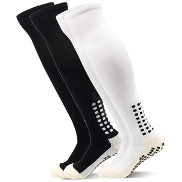 Anti Slip Soccer Knee Socks,Non Slip Football/Basketball/Hockey Sports Grip Socks A Pair - Buy online at  Vibe In Cart.