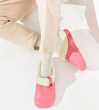 Waterproof Plush Lined Slippers for Indoor and Outdoor Use