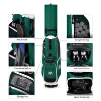 Nylon Multifunction Golf Bag with Large Capacity and Portable Bracket