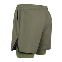 men's Fitness double-deck training Sports Shorts Summer 2 in 1 Quick Dry Gym Beach Pants Running Shorts Outdoor men Sweatpants - Buy online at  Vibe In Cart.