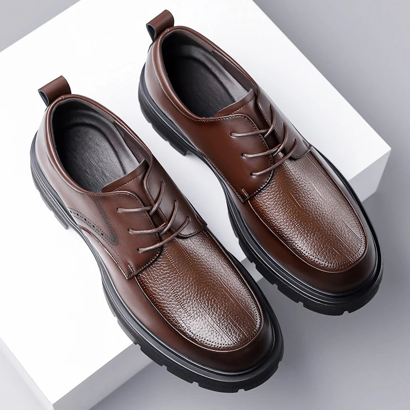 2025 New Classic Shoes for Men, Authentic Calfskin Brogue Formal Shoes for Men Handcrafted Men's Oxford Shoes Business Formal - Buy online at  Vibe In Cart.