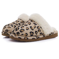 Women's Warm Plush Fuzzy Indoor Slippers with Faux Fur