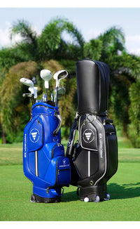 Waterproof PU Golf Ball Bag with Wheel and High Capacity