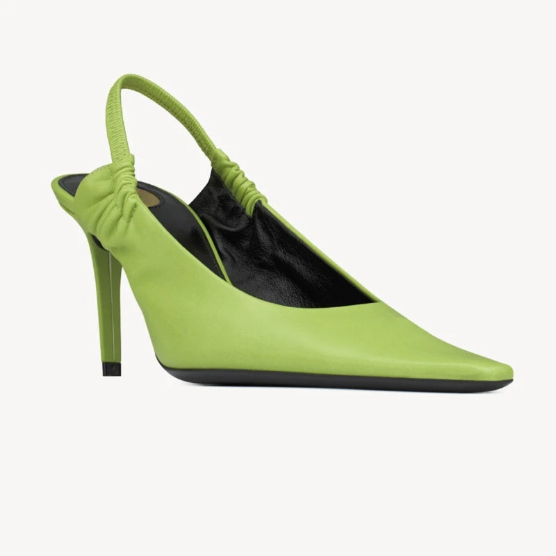 2026Women's Springand SummerPointed StilettoHigh HeelsBaotouCommutingSandals FrenchStyle VersatileRear StrapFashion BanquetShoes - Buy online at  Vibe In Cart.