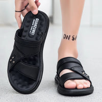 Summer Men Sandals Open Toe Flat Mens Casual Shoes Outdoor Walking Sandals for Men Beach Shoes sandalias hombre Men slippers - Buy online at  Vibe In Cart.